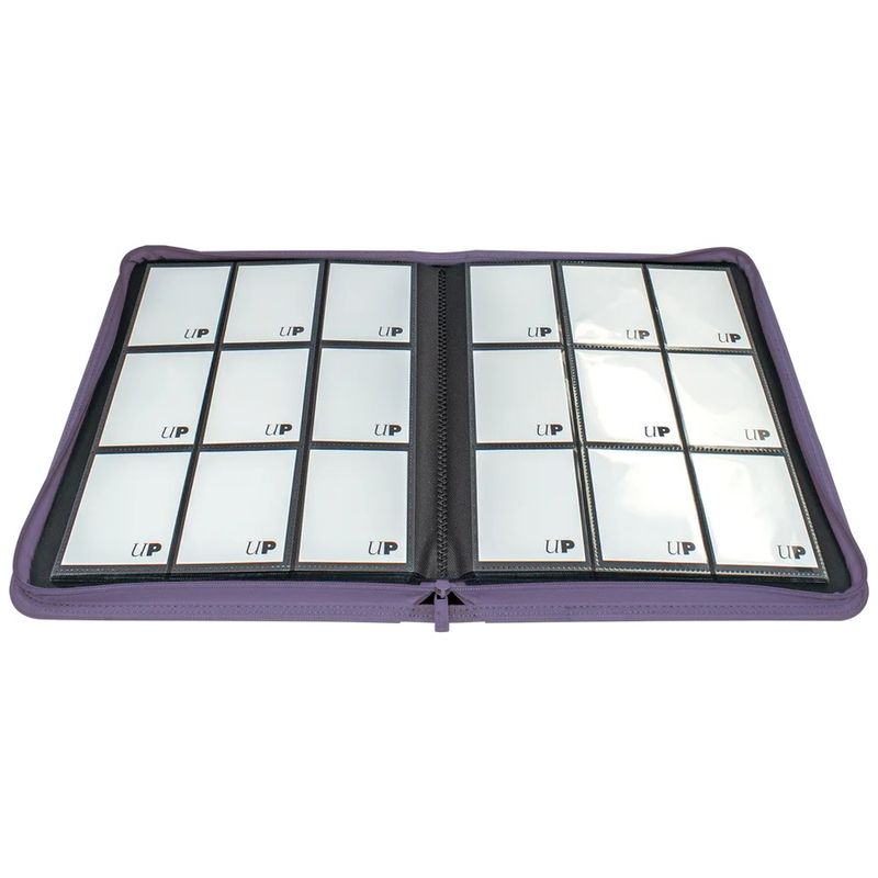 Vivid 9-Pocket Zippered Pro-Binder Portfolio (Flere Farger)