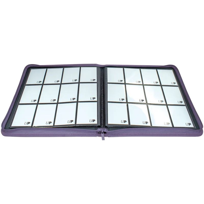 Vivid 12-Pocket Zippered Pro-Binder Portfolio (Flere Farger)