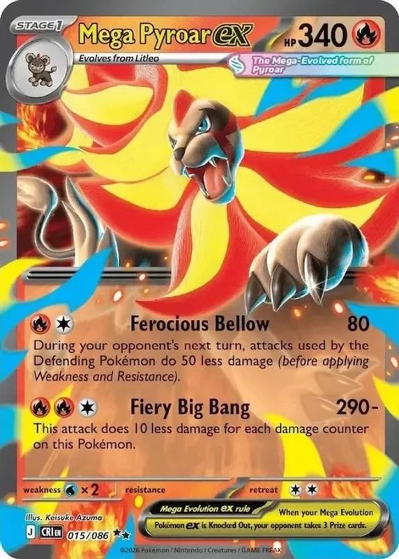 CRI - 015 - Mega Pyroar ex
