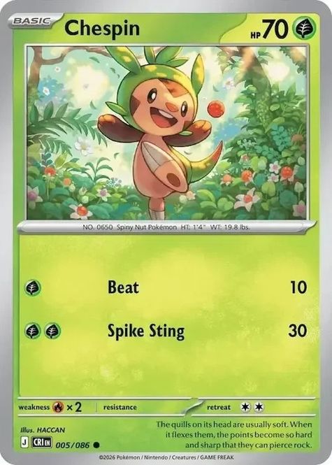 Hovedbilde CRI - 005 - Chespin