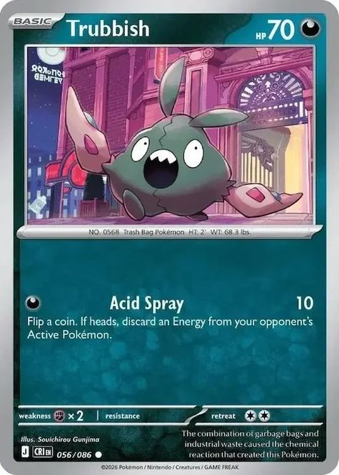 Hovedbilde CRI - 056 - Trubbish - Reverse Holo